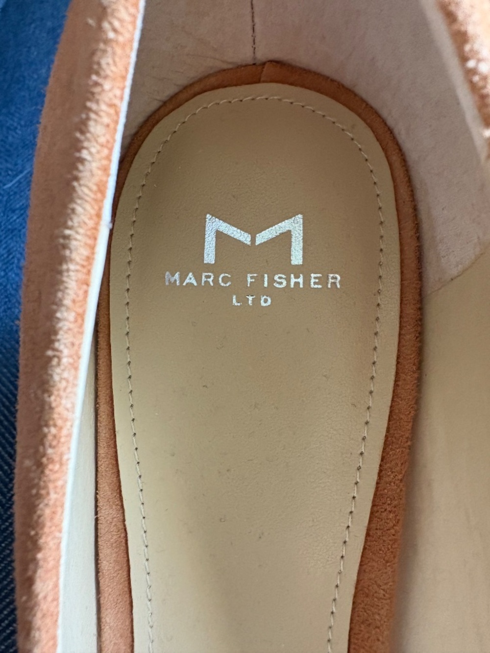 Marc Ficher Zala Chestnut Brown Swede - Picture 8 of 9